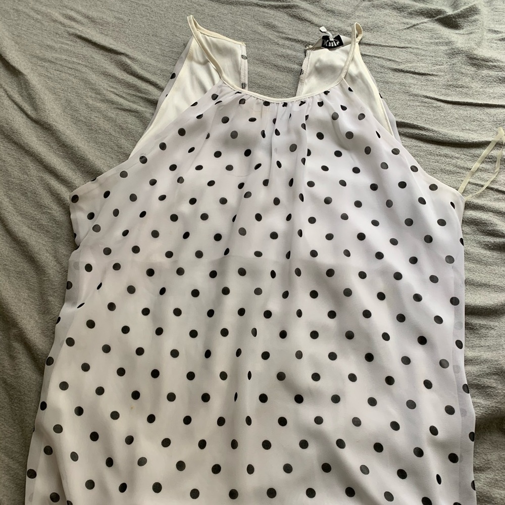 Express polka Dot Bubble Tank